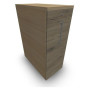GUSTAVE CAISSON INDIVIDUEL H113,5 L43,2 P80CM CORPS & TOP MELAMINE  -PORTE RI R3