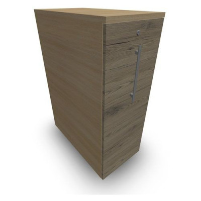 GUSTAVE CAISSON INDIVIDUEL H113,5 L43,2 P80CM CORPS & TOP MELAMINE  -PORTE RI R3