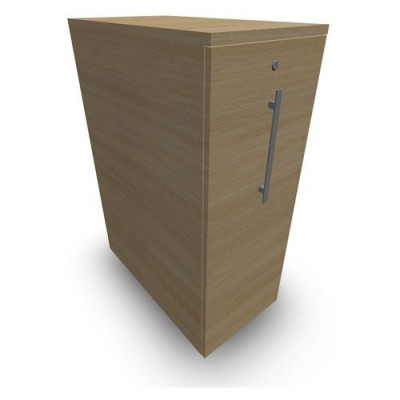 GUSTAVE CAISSON INDIVIDUEL H113,5 L43,2 P80CM CORPS & TOP MELAMINE  -PORTE RI RI