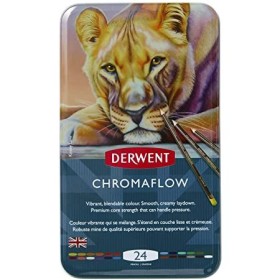 Crayons Chromaflow etain Derwent, Lot de 24
