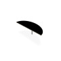 TABLE DEMI-LUNE IDOL L165XP60CM DECOR R3 PIEDS TUBE FIXES RONDS FIN SA