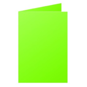 Paquet de 25 cartes pliée Pollen 110x155 vert menthe