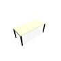 BUREAU ARIAL T RECT L180XP80EP25 PIED CARRE ARCHE FX MA SG