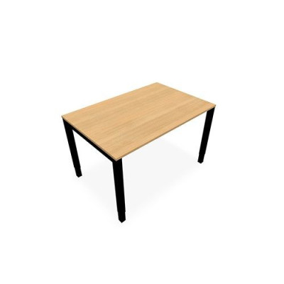 BUREAU ARIAL T RECT L120XP80 EP19 PIED CARRE ARCHE REGLABLE RI SG