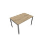 BUREAU ARIAL T RECT L120XP80 EP25 PIED CARRE ARCHE REGLABLE  R3 SA