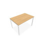 BUREAU ARIAL T RECT L120XP80 EP19 PIED CARRE ARCHE REGLABLE  RI SO