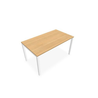 BUREAU ARIAL T RECT L140XP80 EP19 PIED CARRE ARCHE REGLABLE  RI SO