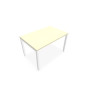 BUREAU ARIAL T RECT L120XP80 EP25 PIED CARRE ARCHE REGLABLE  MA SO