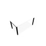 BUREAU ARIAL T RECT L160XP80 EP25 PIED CARRE ARCHE REGLABLE MG SG