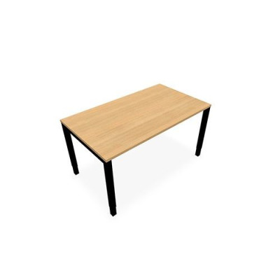 BUREAU ARIAL T RECT L140XP80 EP25 PIED CARRE ARCHE REGLABLE RI SG