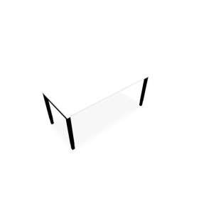 BUREAU ARIAL T RECT L180XP80 EP25 PIED CARRE ARCHE REGLABLE MG SG