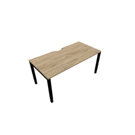 BUREAU ARIAL T RECT ECHANC.L160XP80 EP25 PIED CARRE ARCHE REGLABLE R3 SG