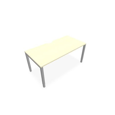 BUREAU ARIAL T RECT ECHANC.L160XP80 EP25 PIED CARRE ARCHE REGLABLE MA SA