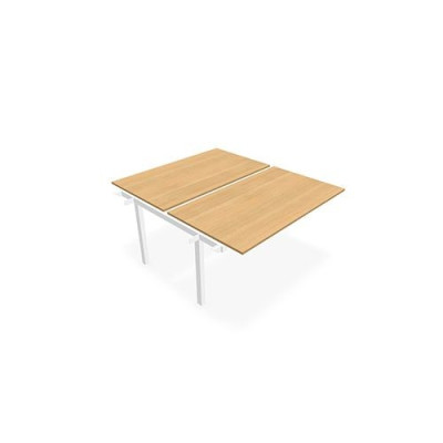 ARIAL BENCH SUI.2 PLT L140XP80 EP19MM NU PIED INTERMEDIAIRE RI SO