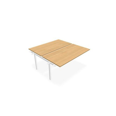 ARIAL BENCH SUI.2 PLT L160XP80 EP19MM NU PIED INTERMEDIAIRE RI SO