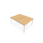 ARIAL BENCH DEP.2 PLT L120XP80 EP25MM PP OBT PIED ARCHE CARREE FX RI SO