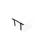 ARIAL BENCH SUI.2 PLT L120XP80 EP25MM PP OBT PIED INTERMEDIAIRE MG SG