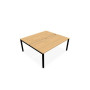 ARIAL BENCH DEP.2 PLT L180XP80 EP25MM PP OBT PIED ARCHE CARREE FX RI SG