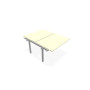 ARIAL BENCH SUI.2 PLT L120XP80 EP25MM PP OBT PIED INTERMEDIAIRE MA SA