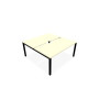 ARIAL BENCH DEP.2 PLT L160XP80 EP25MM ECHANCRE PIED ARCHE CARREE FX  MA SG