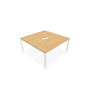 ARIAL BENCH DEP.2 PLT L160XP80 EP25MM ECHANCRE PIED ARCHE CARREE FX  RI SO