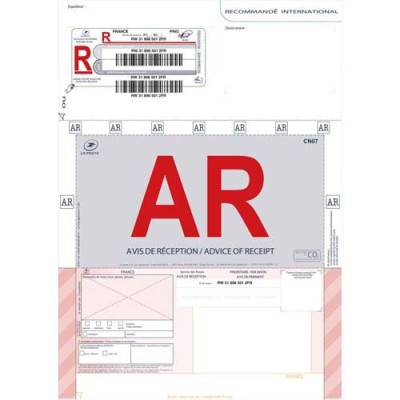 TEC B/250 RECOMMANDE INTERNAT A4 AR 3263