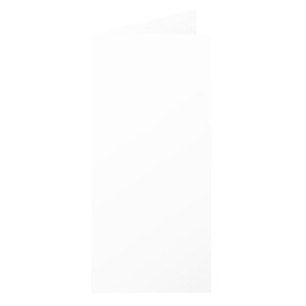 Paquet de 25 cartes pliée Pollen 106x213 blanc