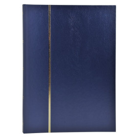 ALB.TIMB. 30,5X22,5 Simili cuir Bleu 48p