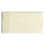 Sachet de 5 enveloppes Pollen 110x220 ivoire