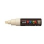 Uniball Posca Marqueur peinture à eau, encre à pigmentation ivoire, pointe large