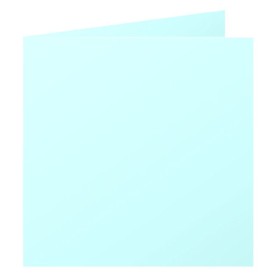 Paquet de 25 cartes pliée Pollen 135x135 bleu