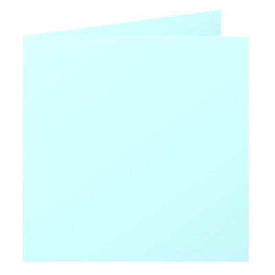 Paquet de 25 cartes pliée Pollen 135x135 bleu