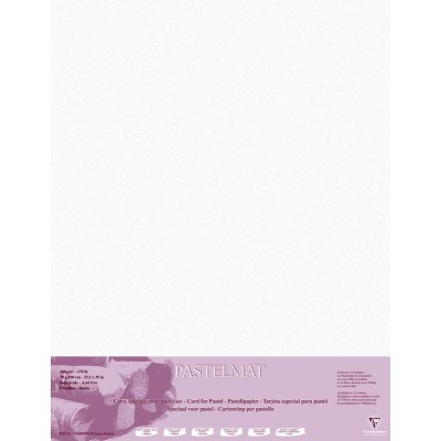Paquet Pastelmat 70x100 5F 360g Blanc