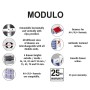 MODULO A4+ 10 tiroirs gris lumière/bleu