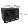STORE-BOX MAXI 6 tiroirs ECOBlack noir