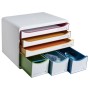 STORE-BOX MAXI 6 tiroir blanc/arlequin/b