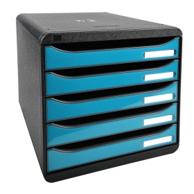 BIG-BOX PLUS noir/bleu turquoise glossy
