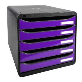BIG-BOX PLUS Iderama noir/violet glossy
