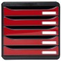 BIG-BOX PLUS noir/rouge carmin glossy
