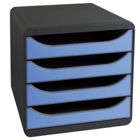 BIG BOX Iderama noir/bleu glace