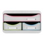 SMALL-BOX MINI 3 tiroirs blanc/arlequin/