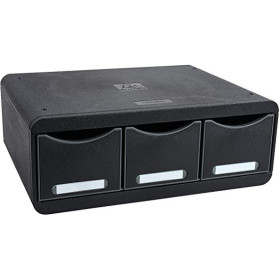TOOLBOX MAXI 3 tiroirs ECOBlack noir