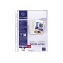 Sachet 10 pochettes perfo. PVC 8/100°