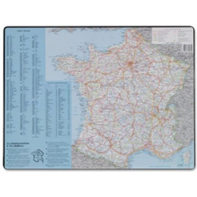 Sous-mains 40 x 53 cm Esselte, carte de France