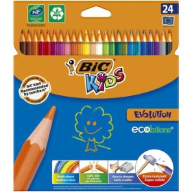 BIC pochette 24 Crayons COUL EVOLUTION ASS 937515