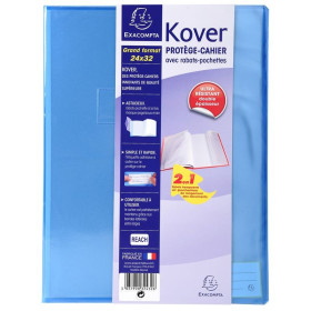 Protège-cahier 240x320 Translucide Ass.
