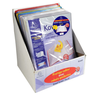 Protège-cahier 240x320 Translucide Ass.