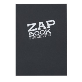 Zap Book encollé A6 160F 80g Noir