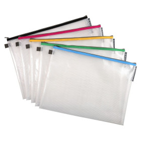 Pochette zip EVA A3 assorti