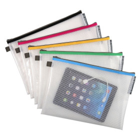 Pochette zip EVA A4 assorti